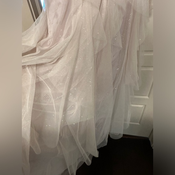 Le Chateau Sparkling Mauve Evening Gown - Picture 4 of 14